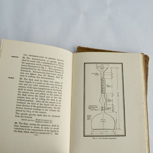 1917 Standard Specifications and Tests for Portland Cement Antique Book - Picture 6 of 6